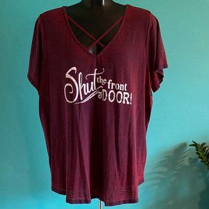 Maurices Shut the Front Door T-shirt